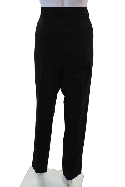 Theory Unisex Dress Pants Black Wool Hook & Eye Size 12
