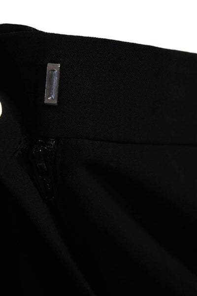 Theory Unisex Dress Pants Black Wool Hook & Eye Size 12