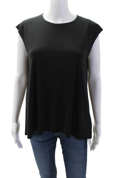 Bailey 44 Womens Black Basic Sleeveless Blouse Round Neck Size S