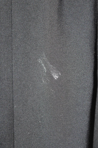 Spanx Womens One Button Long Sleeve Unlined Blazer Jacket Black Size Large