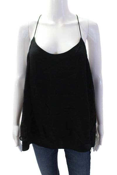 Banana Republic Women Black Sleeveless Camisole Size L
