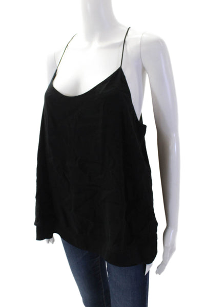 Banana Republic Women Black Sleeveless Camisole Size L