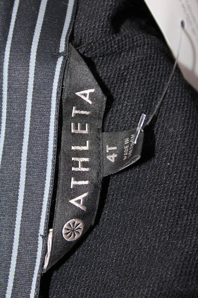 Athleta Women Ankle Athleisure Dress Pants Black Size 4 Tall