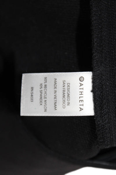 Athleta Women Ankle Athleisure Dress Pants Black Size 4 Tall
