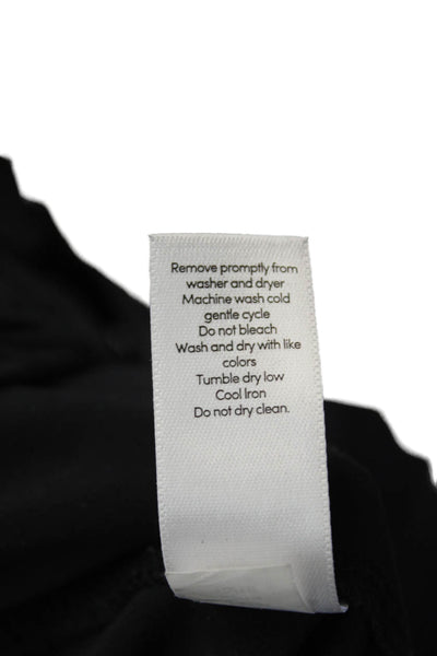 Athleta Womens Paperbag Ankle Pants Black Drawstring Size 2