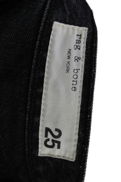 Rag & Bone Unisex Dark Gray Cotton Shorts Size 25