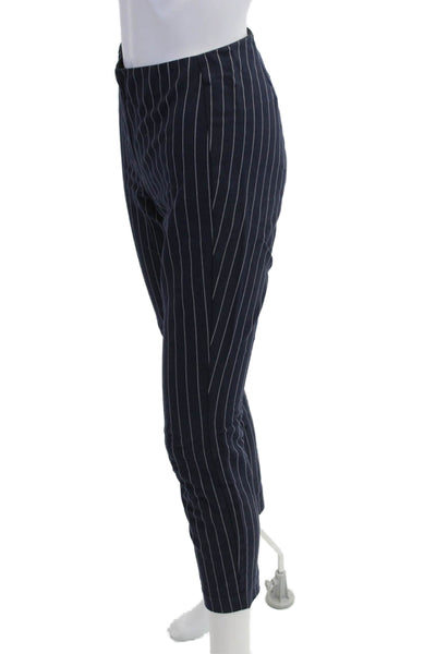 Rag & Bone Womens Cropped Ankle Dress Pants Dark Blue Striped Size 0