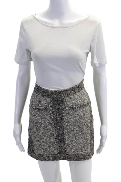 Rag & Bone Women Black Mini Pencil Skirt Size S