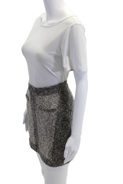 Rag & Bone Women Black Mini Pencil Skirt Size S