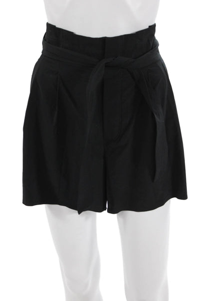 Athleta Unisex Black Solid Beach Shorts Size 10