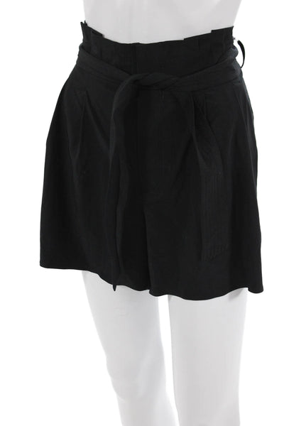 Athleta Unisex Black Solid Beach Shorts Size 10