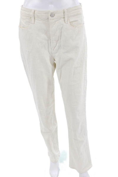 Frame Unisex High Rise White Pants Size 30