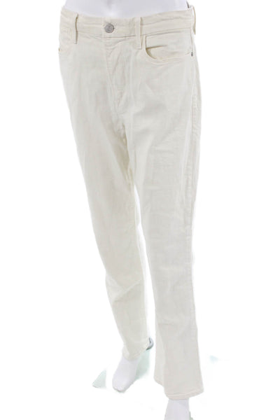 Frame Unisex High Rise White Pants Size 30