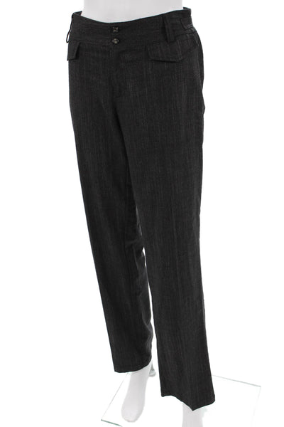 Nanette Lepore Unisex Dark Gray Dress Pants Size 10