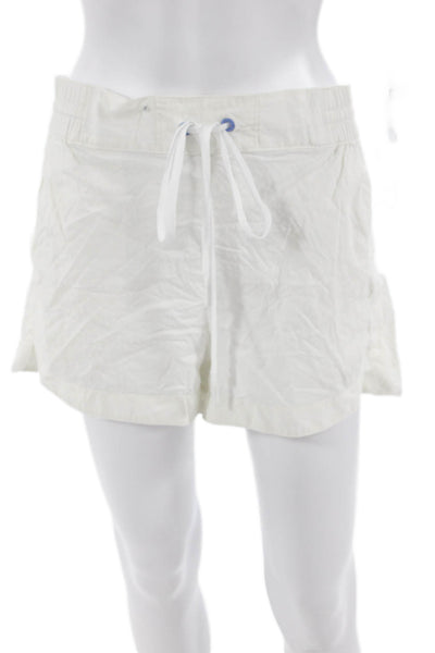 Vineyard Vines Unisex White Nylon/Spandex Drawstring Shorts Size L