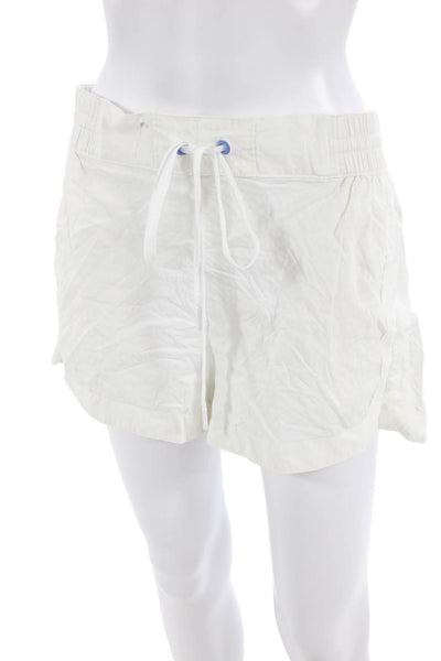 Vineyard Vines Unisex White Nylon/Spandex Drawstring Shorts Size L