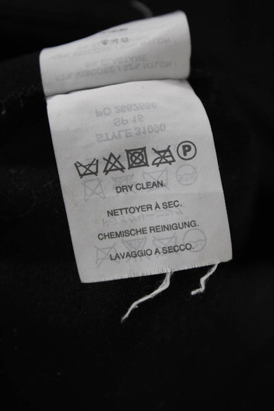 J Crew Women Ankle Cropped Black Pants Zip Size 10