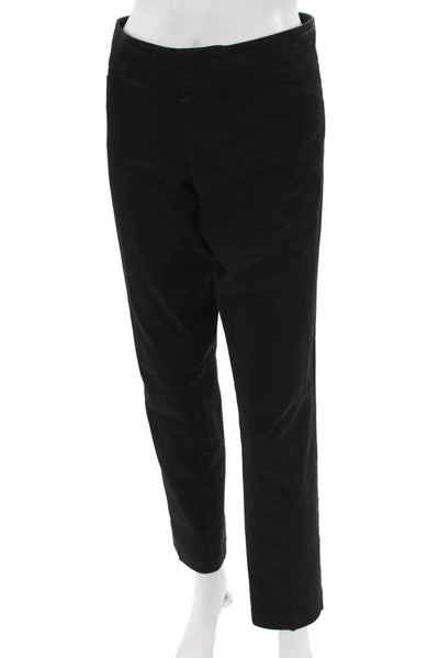 Ecru Women Ankle Cropped Dress Pants Black 60% Cotton Blend Size 8