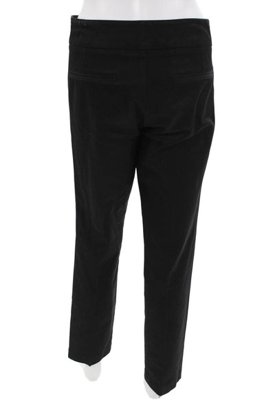 Ecru Women Ankle Cropped Dress Pants Black 60% Cotton Blend Size 8