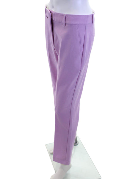 Marella Women Ankle Dress Pants Purple Size 6