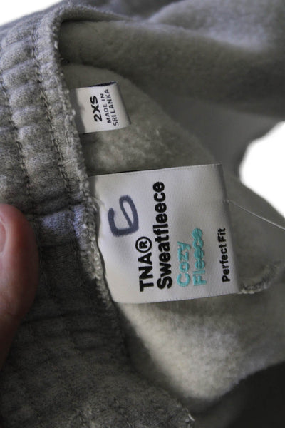 TNA Unisex Sweat Shorts Gray Size 2XS