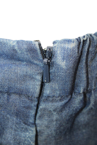 J. Mclaughlin Women Cropped Dark Blue Pants Petites Size 10