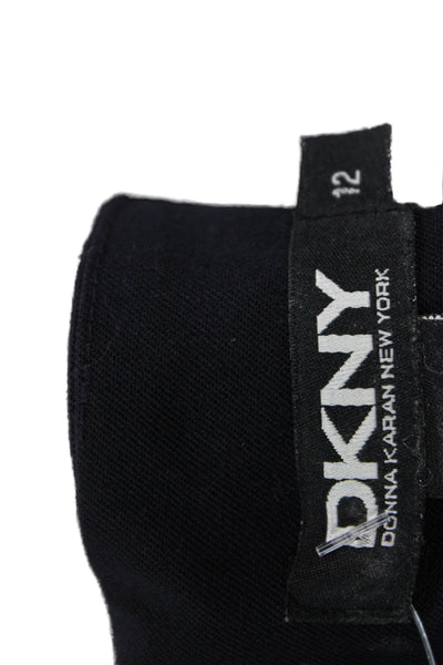 DKNY Women Pleated Wool Skort Black Size 12