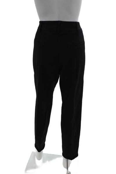 Cambio Womens Black Dress Pants Button Polyester Inseam 30 Size 32