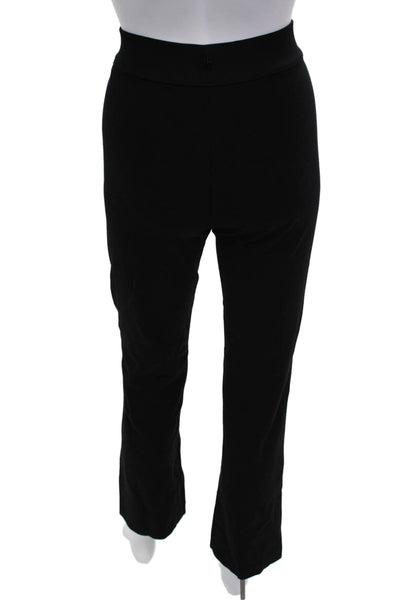 Rag & Bone Women Cropped Pants Black Viscose Blend Button Size XS Petite