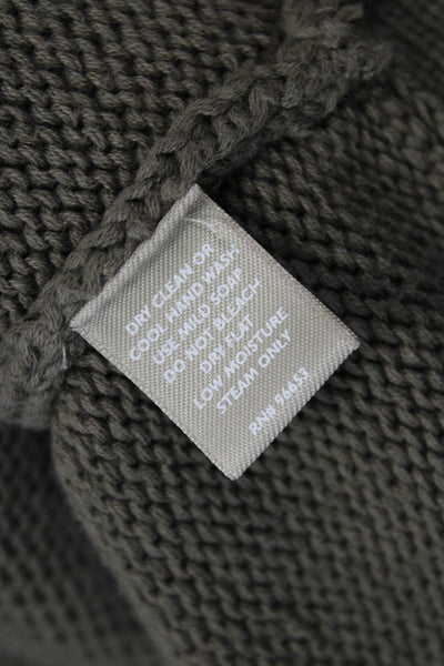 Christopher Fischer Unisex Brown Organic Cotton Cardigan Long Sleeve Size S