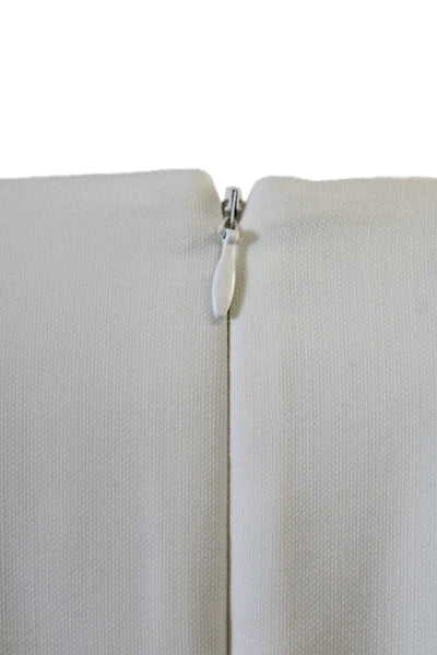 Likely Womens Sheath Bodycon White Short Sleeve Dress Size 6