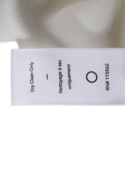 Likely Womens Sheath Bodycon White Short Sleeve Dress Size 6