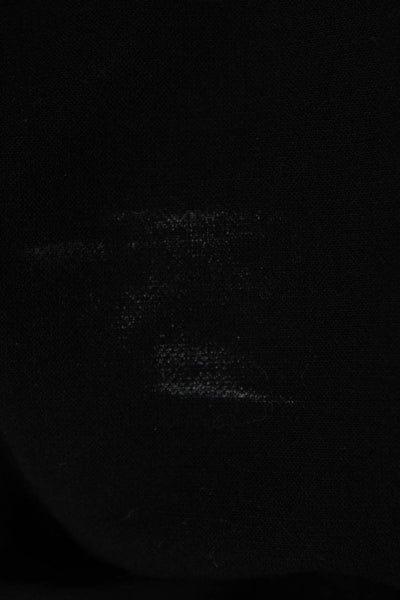 French Connection Women Black Fit & Flare Mini Dress 100% Cotton Size 4
