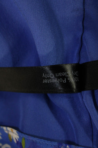 Mother Of Pearl, Womens Blue Floral Straight Pencil Knee-Length Skirt Size 6