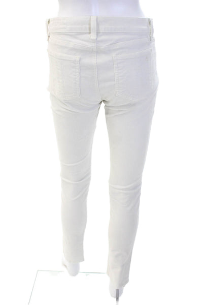 Rag & Bone Jean, Women Ankle Jegging Pants White Cotton Blend Size 27