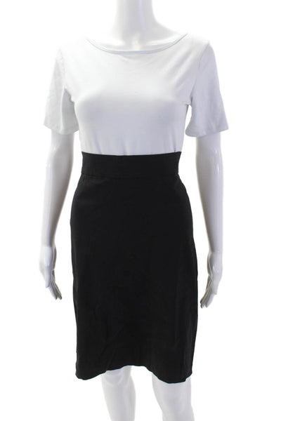 Avenue Montaigne Women Straight Pencil Skirt Black Size 10