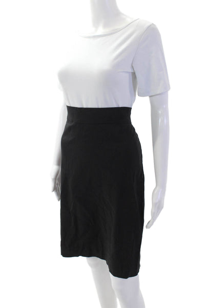 Avenue Montaigne Women Straight Pencil Skirt Black Size 10