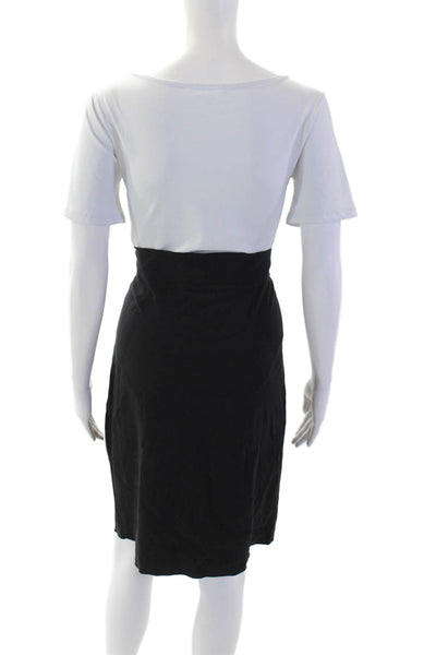 Avenue Montaigne Women Straight Pencil Skirt Black Size 10