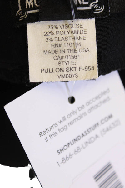 Avenue Montaigne Women Straight Pencil Skirt Black Size 10