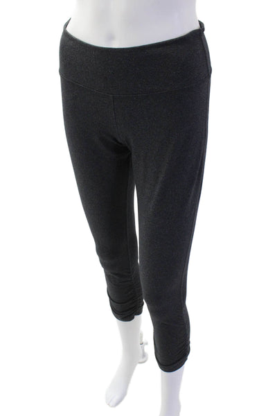 Beyond Yoga, Women Dark Gray Capri Leggings Polyester Blend Solid Size S