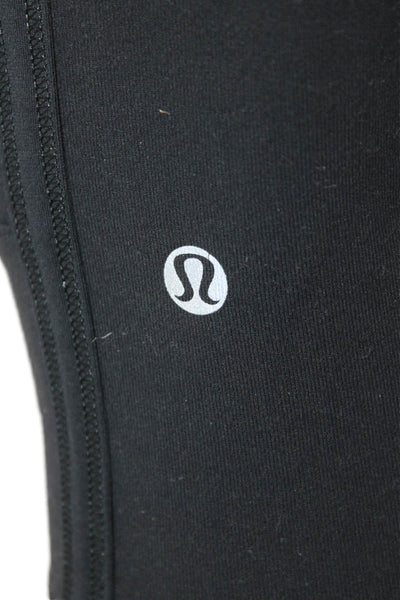 Lululemon Women Capri Cropped Black Leggings Pants Size 6