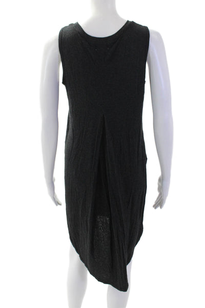 Deletta Anthropologie Women Tunic Dress Black Sleeveless Mid-Calf Size XS