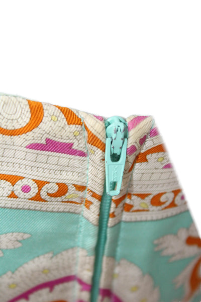 J. Mclaughlin Women Sleeveless Paisley Tank Light Blue Size 4