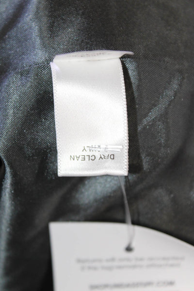 Banana Republic Womens Gray Wool 3/4 Sleeve Crew Neck Jacket Size XS Petite