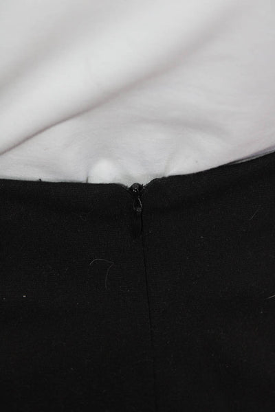 Calvin Klein Women Straight Pencil Wrap Skirt Black Size 2