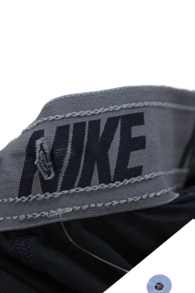 Nike Mens Sweat Shorts Black Polyester Solid Sports Size XL
