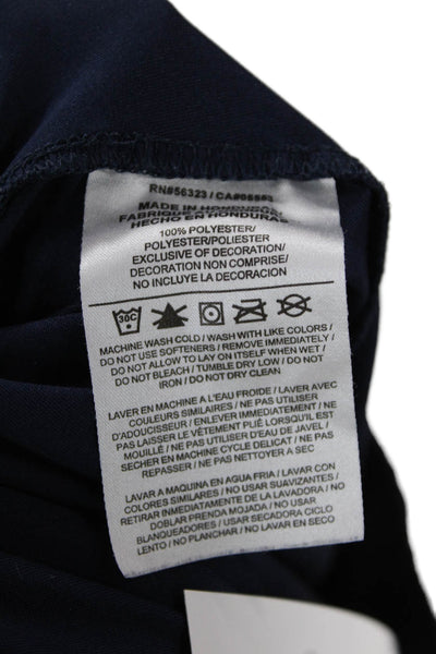 Nike Mens Sweat Shorts Dark Blue Polyester Size XL