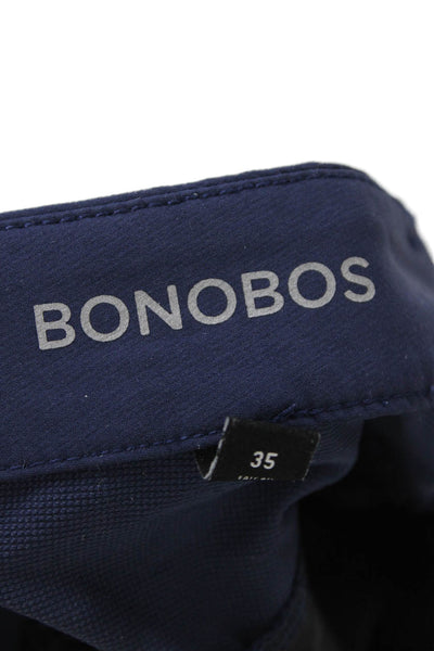 Bonobos Mens Dark Blue Chino Shorts Size 35