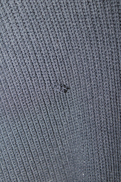 Derek Lam 10 Crosby, Women, Pullover V-Neck Long Sleeve Black Polyamide Size M