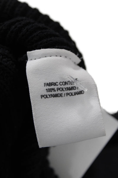 Derek Lam 10 Crosby, Women, Pullover V-Neck Long Sleeve Black Polyamide Size M